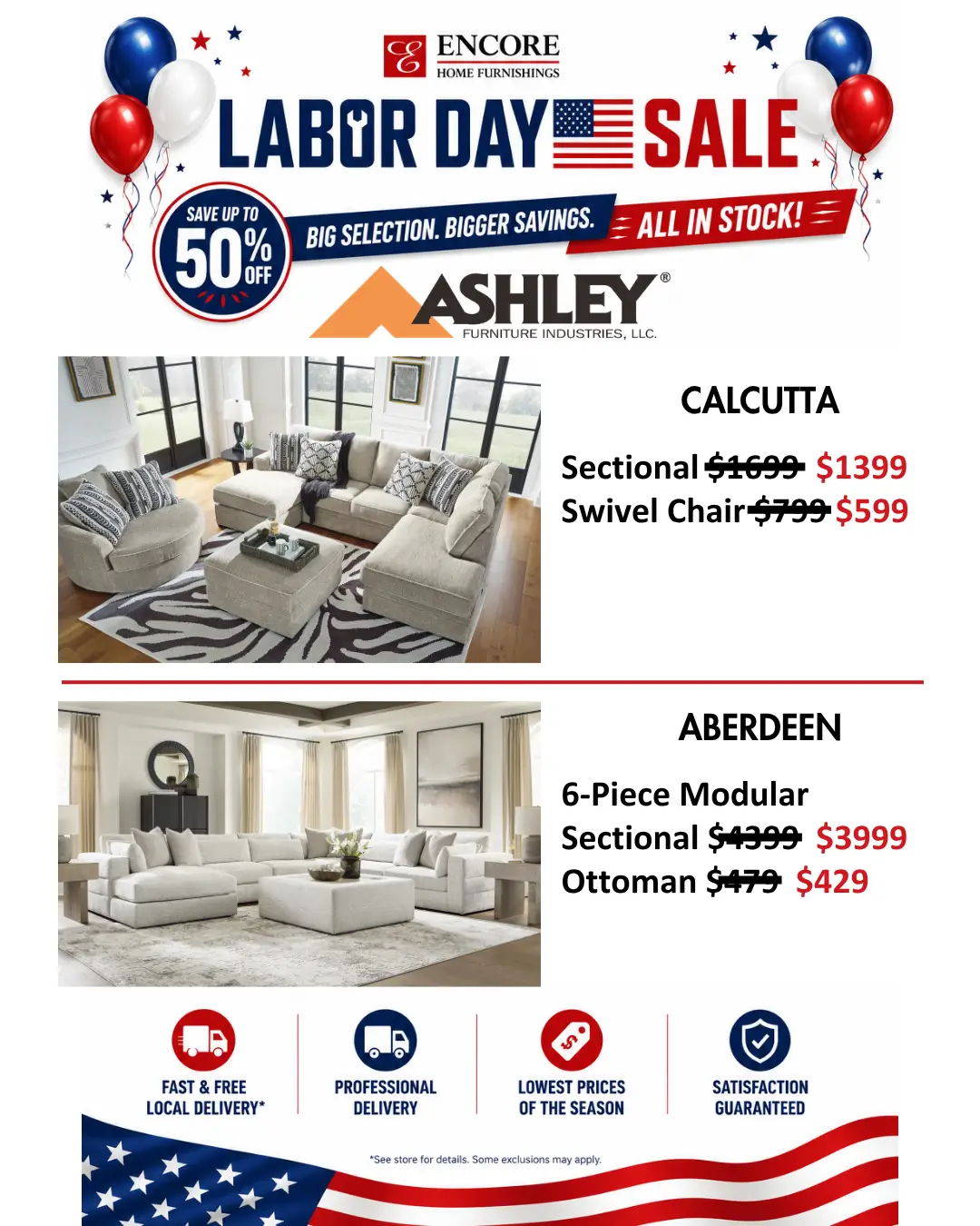 Hot Buy Sectionals