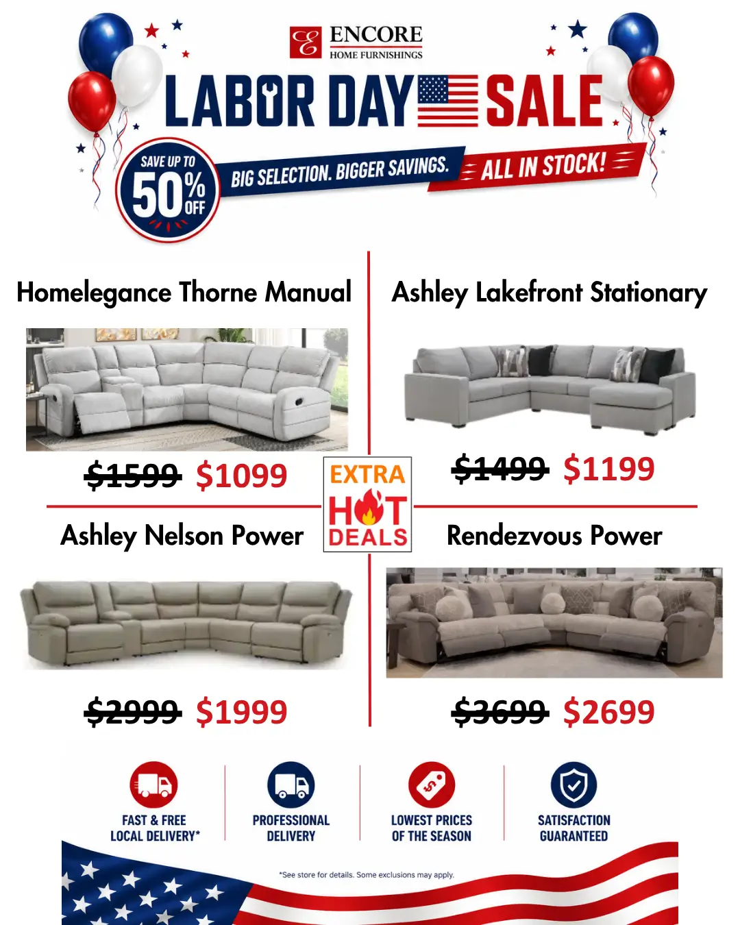 Hot Buy Sectionals
