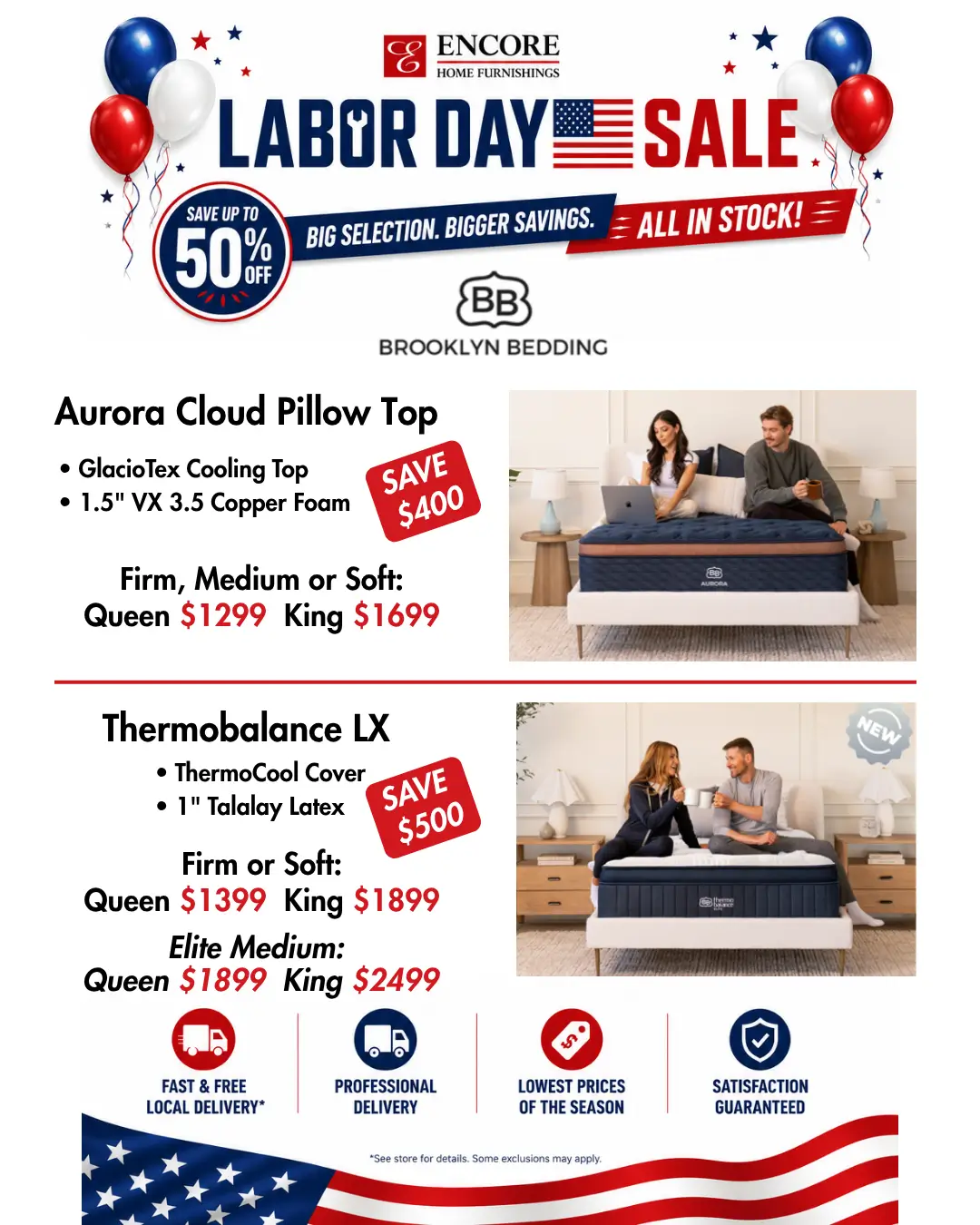 Brooklyn Bedding Mattress Sale