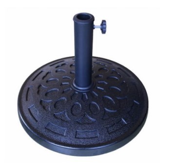 Decorative Black Outdoor Umbrella Base