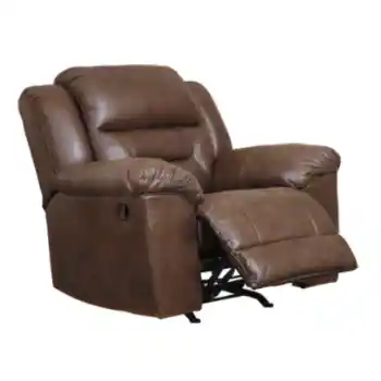 Ashley Rockland Dark Brown Rocker/Recliner