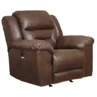Ashley Rockland Dark Brown Microsuede Power Recliner