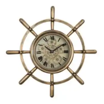 Yosemite Home Ship Wheel Wall Clock