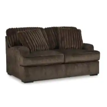 Ashley Ainsworth Lux Chocolate Loveseat