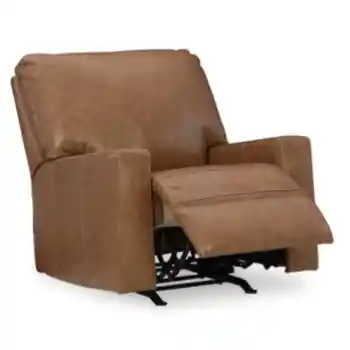 Ashley Bolero Caramel Leather Rocker/Recliner