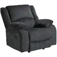 Ashley Drayson Slate Fabric Rocker Recliner
