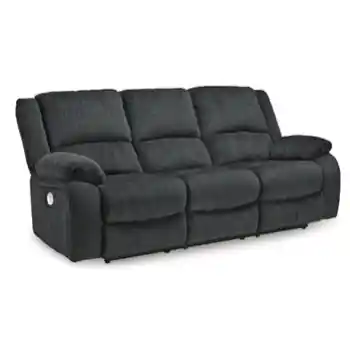 Ashley Drayson Slate Fabric Power Reclining Sofa