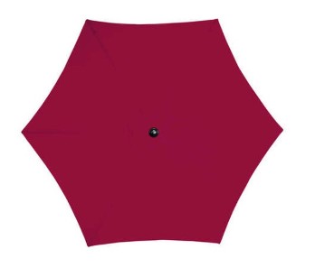 9-Foot Brick Red Tilt Outdoor Umbrella with Metal Frame