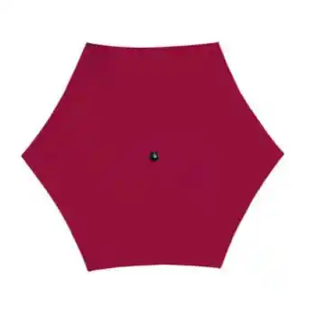 9-Foot Brick Red Tilt Outdoor Umbrella with Metal Frame