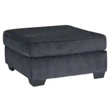 Ashley Alki Slate Square Ottoman