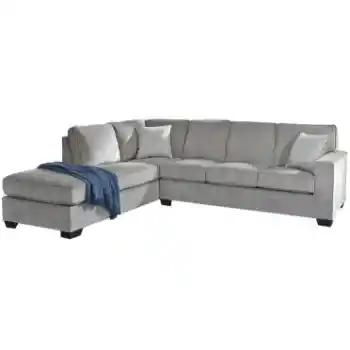 Ashley Alki Alloy 2-Piece Sectional with Left-Hand Chaise