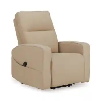 Ashley Smith Taupe Next-Gen Nuvella Lift Chair/Power Recliner with Heat & Massage